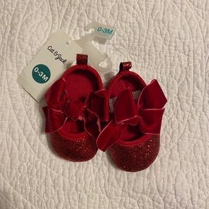 NWT Cat & Jack baby girl shoes